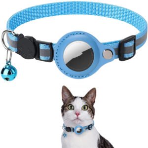 Waterproof Airtag Holder Collar – Reflective Protective Case for Cats & Dogs