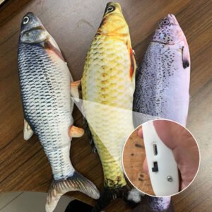 Electric Jumping Fish Simulation Electric Fish Toy Without Cat Nip Version