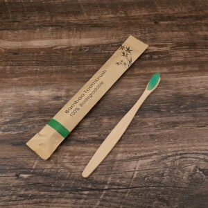 10 Pack Colorful Bamboo Toothbrush Set with Soft Bristles – Eco-Friendly Oral Care
