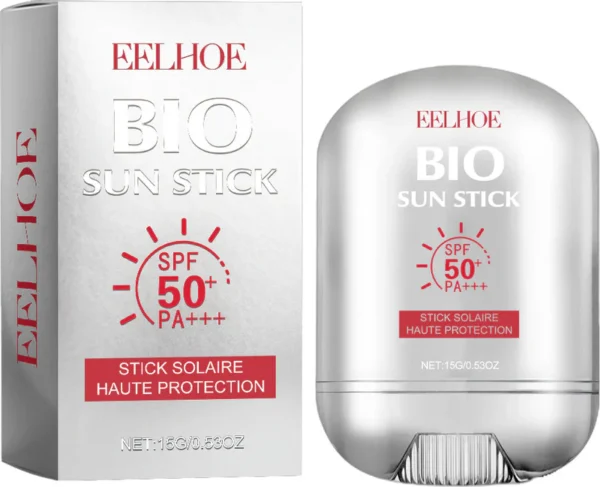 2 pack eelhoe bio sun stick spf 50+ pa+++ – 15g portable sunscreen
